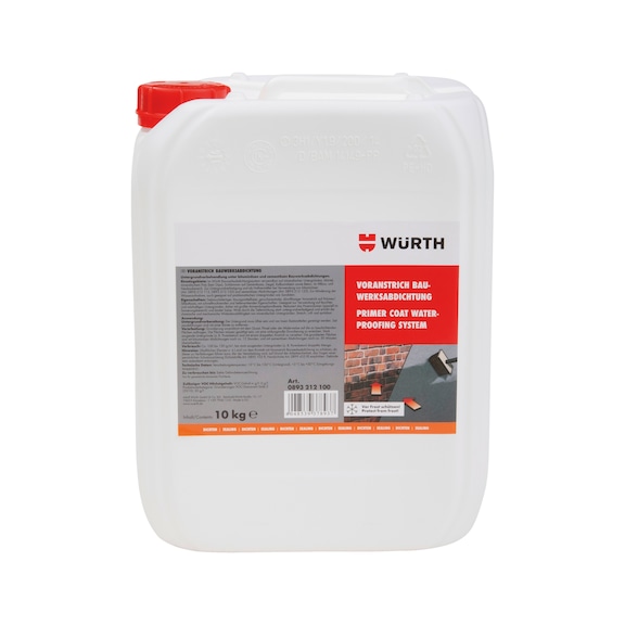 Waterproofing system primer coat - SEALCOAT-PRIMERBUILDINGSEALANT-10L