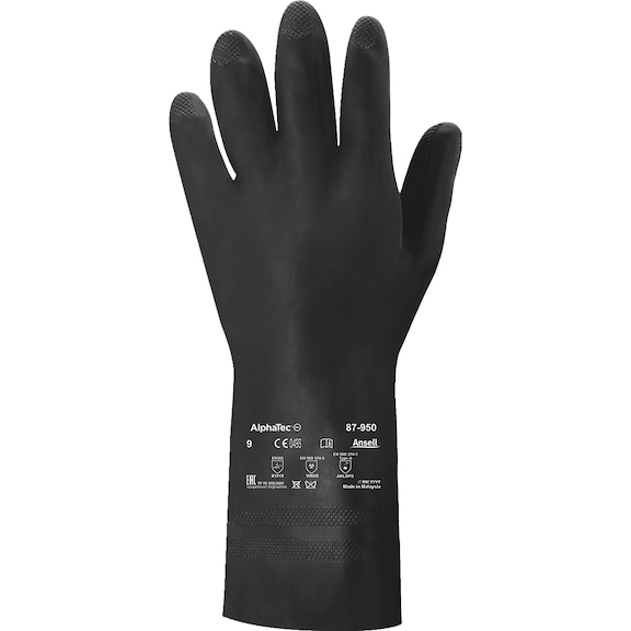 Chemical protective glove Ansell AlphaTec<SUP>&reg;</SUP> 87-950 (formerly: Extra 87-950)