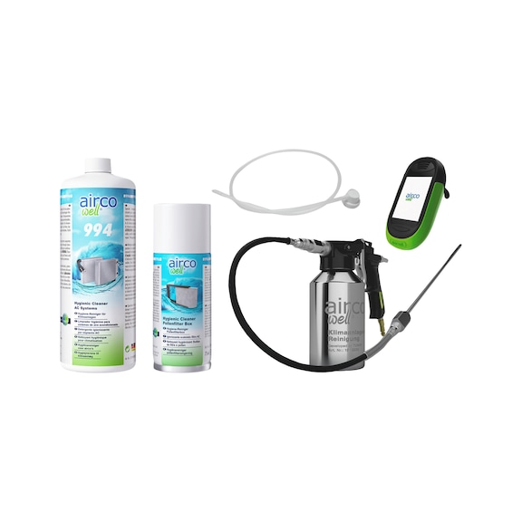 A/C cleaning device airco well set 206 pcs - CLNAGNT-A/C-SET-206PCS