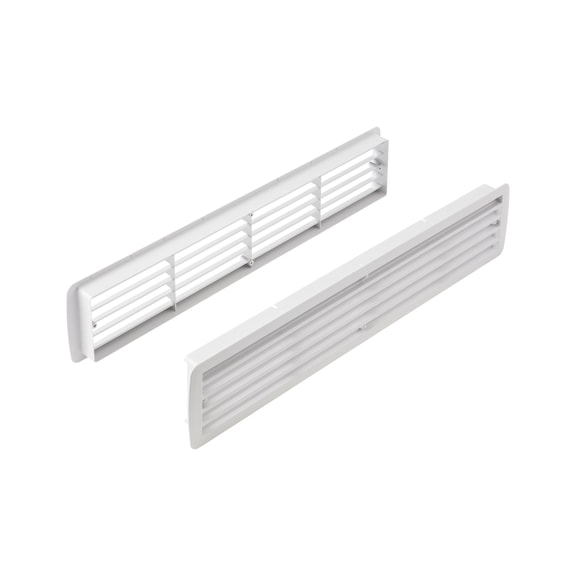 Ventilation grille for room doors type A - VENTGRIL-INDR-(TYPE A)-LIGHTGREY