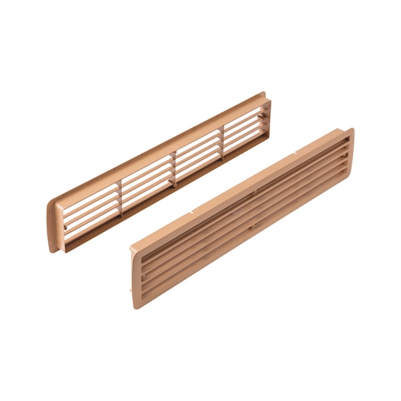 Ventilation grille for room doors type A - VENTGRIL-INDR-(TYPE A)-LIMBA