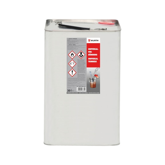 Universal thinner for almost all solvent-based paint and primer materials - THINNER-UNI-30LTR