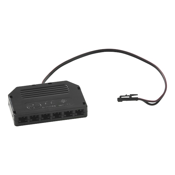Spinotto ripartitore a 6 vie per luci a LED da 12 V - 1