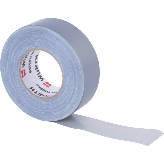 L&aelig;rredstape - SILVER NATURAL RUBBER DUCT TAPE