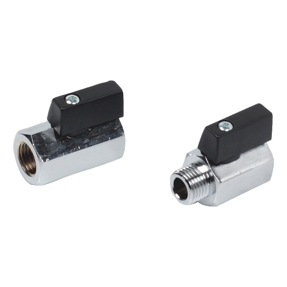 MINIBALL - palloventtiili vipukahvalla - 1