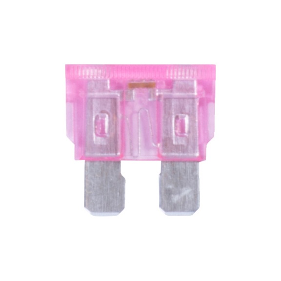 Fladstiksikringer  - FLADSTIKSIKRING LYSERØD 4 A M.LED