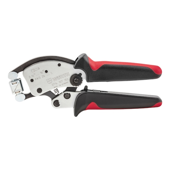 Crimping tool 360° insertion for insulated and uninsulated wire end ferrules - CRMPPLRS-(0,14-16SMM)-(16/4/360)