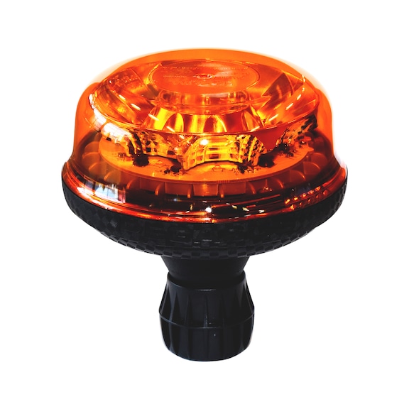 Proiettore girevole a LED con look carbonio   - LAMPEGGIANT-LED-FISSAG-PALO-ARANC-10/30V