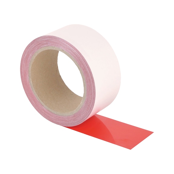 Floor marking adhesive tape for food-processing areas and hygiene zones - FLRMARKADHTPE-SA-INSIDE-RED-75MMX15M