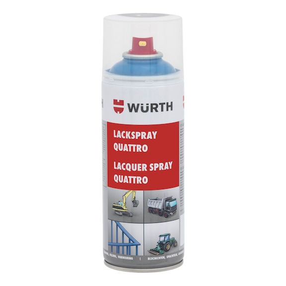 Peinture en spray Quattro - PNTSPR-QUATTRO-R5017-TRAFFICBLUE-400ML