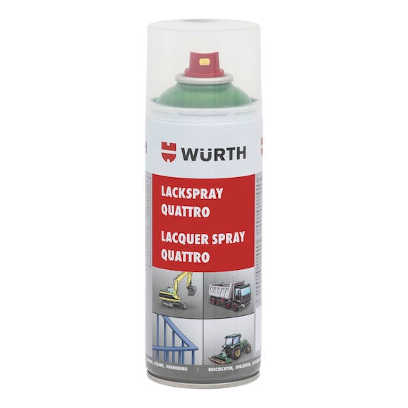 Peinture en spray Quattro - PNTSPR-QUATTRO-R6001-EMERALDGREEN-400ML