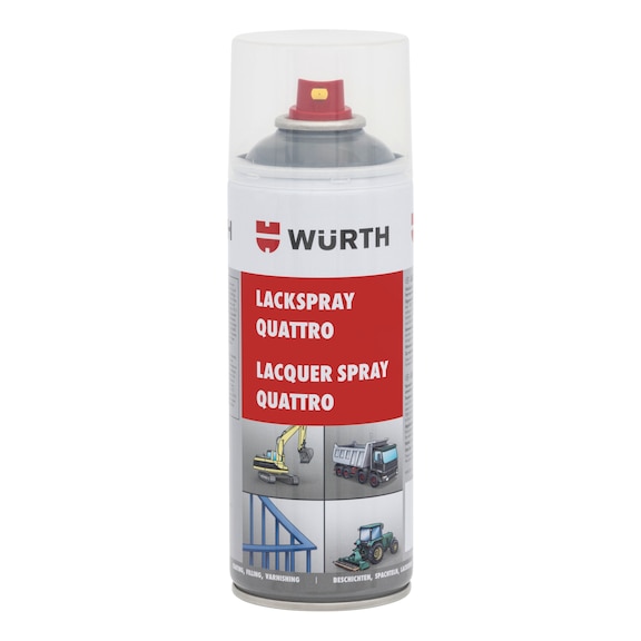 Lackspray Quattro - LKSPR-QUATTRO-R7012-BASALTGRAU-400ML