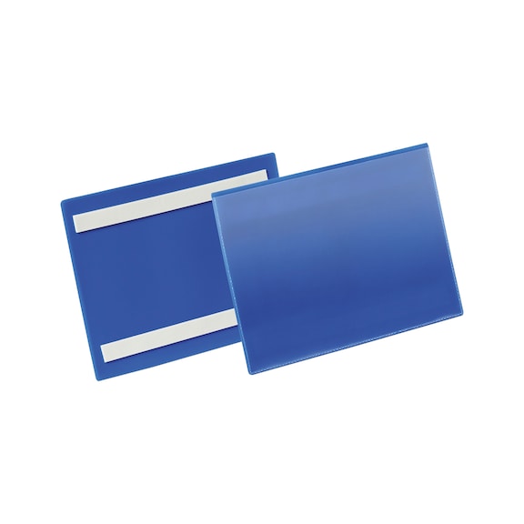 Labelling pocket, self-adhesive with two permanent adhesive strips on the back - LBLPOKT-SELFADHESIVE-210X148MM