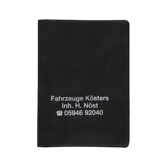 Porte-permis de conduire en velours - HOLD-VELOUR-BLACK-1COL