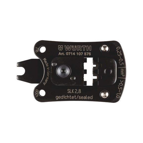 Werkzeugkopf kleine Bauform f&uuml;r Crimpzange - WZGKPF-F.CRIMPZANG-(0,25-1QMM)