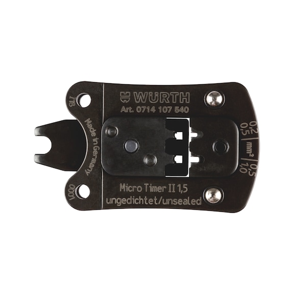 Gereedschapskop, kleine uitvoering Voor krimptangen - TOEB-KOP-KRIMPTANG-0,2-1,0QMM-MTI1,5