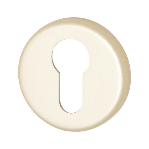 Schl&uuml;sselrosettenpaar AL 30 - TD-ALU-AL30-ROS-PZ-F2/NEUSILBER