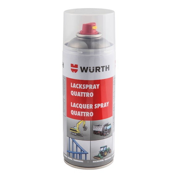 Spraymaling Quattro - QUATTRO LAK GRÅ ALUMINIUM RAL 9007 400ML