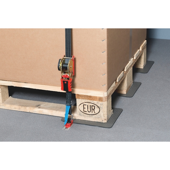 Lot De 6 Sangles D'Arrimage Avec Cliquet Et Raccord Plastique - 25mm X 1100mm, 500kg Pour Rail Avion Et Camionnette