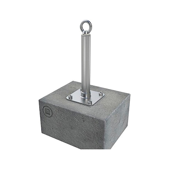 Anchor point ABS lock X for abseiling