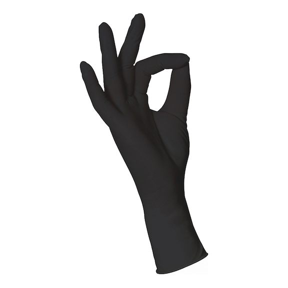Protective glove, disposable AMPri 01181 Style Black - PROTGLOV-AMPRI-01181-STYLE-COMFORT-S