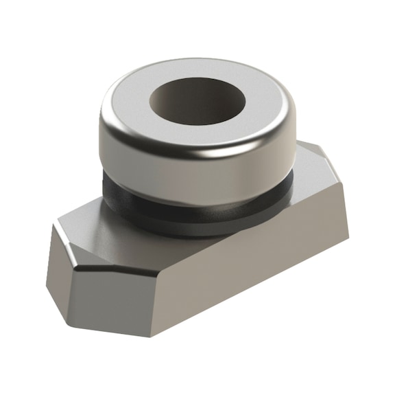 Support rail nut DIN 3015-3, type TM, W.TEC series - NUT-SPRTRL-DIN3015/3-TM-W5-A4-(GR2-5)