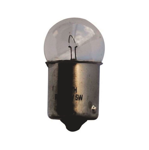 Metal socket bulb - BULB-R5W-12V-5W