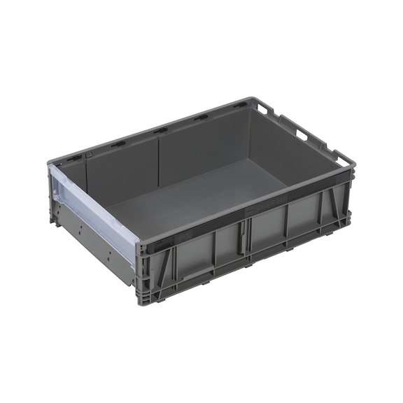 W-SLB system storage box with coupling function - SYSSTRGBOX-STCK-SZ3-GREY