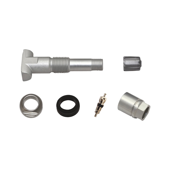 Valve for EZ sensor<SUP>® </SUP>2.0 with aluminium valve - VLVE-UNI-TYRPRES-EZ-2.0-CLAMP-IN-VAR