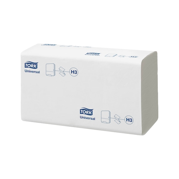 Folded paper towel - PAPTWL-TAD-BRIGHTWHITE-2LAYERS-250SHT