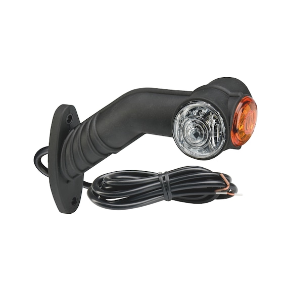 LED-äärivalo, 45° lampun varsi, 12&nbsp;V&nbsp;/&nbsp;24&nbsp;V - LED ÄÄRIVALO 12V-24V