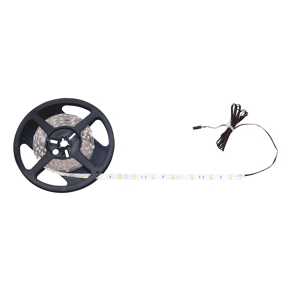 LED-Lichtband 12 V SMD 3528 - LICHTBA-LED-FLEX-12V-5000MM-3528-WW