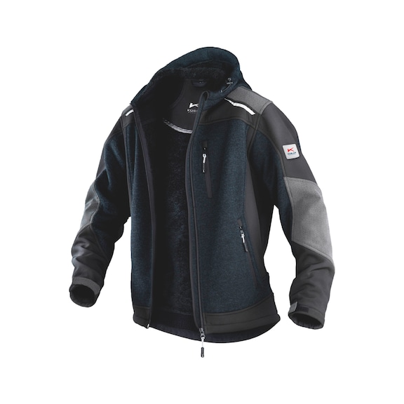 Arbeitsjacke Kübler Strickjacke 1741 9511 - JAC-KUEBLER-STRICK-17419511-9899-M