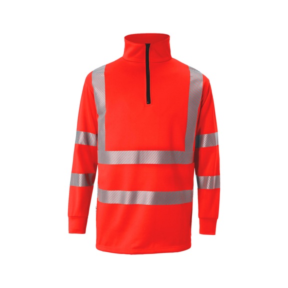 Work sweatshirt K&uuml;bler Reflectiq zip sweatshirt 5046 8344 - SWEATSHRT-REFLECTIQ-50468344-54-3XL