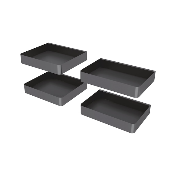 Einhängekorb-Set VS COR Fold für Eckschrank-Beschlag - KO-SET-F.ECKSHRNKSHWENKBSHLG-PLANERO-900