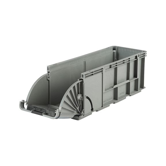 Storage box W-KLT 2.0 - W-KLT2.0-4115-GREY(RAL7037)400X150X150MM