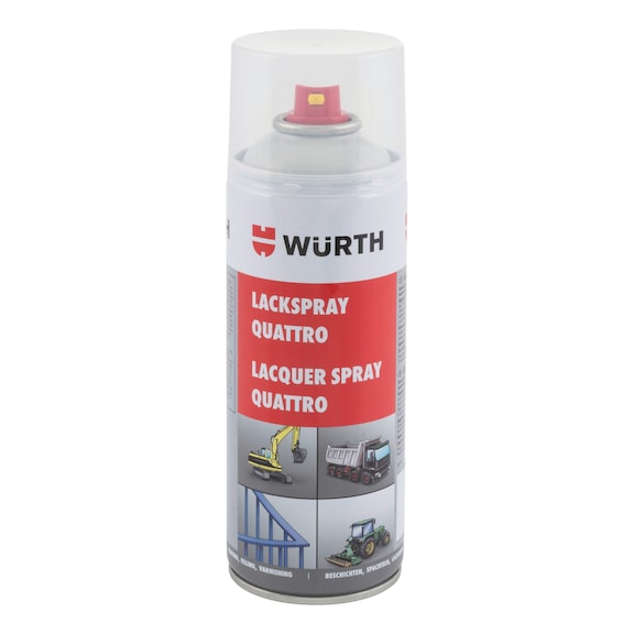 Lackspray Quattro - LKSPR-QUATTRO-R9018-PAPYRUSWEI&szlig;-400ML
