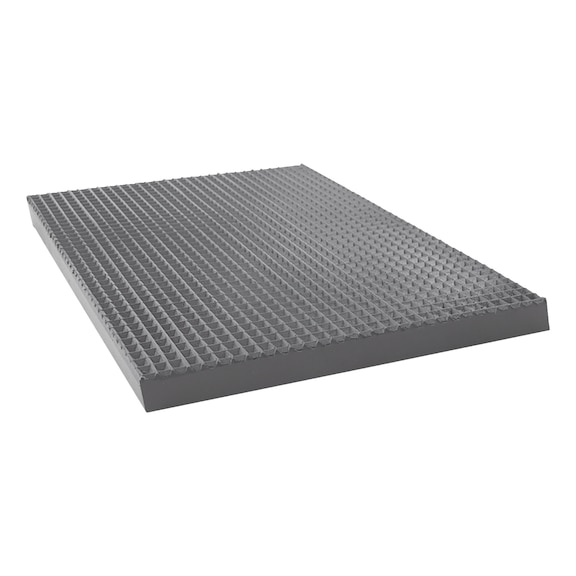 Rubber sheet for vehicle lifting platforms - RBRPLT-F.LFT-270X210X20MM
