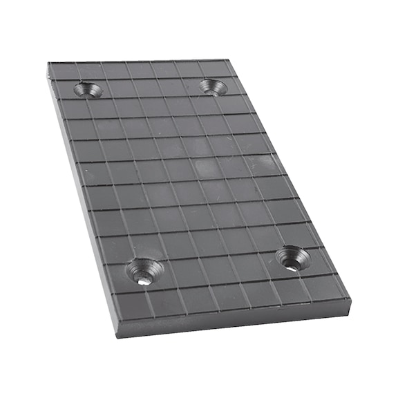 Gummiplatte f&uuml;r KFZ-Hebeb&uuml;hnen - GUPL-F.HEBEB-220X120X12MM