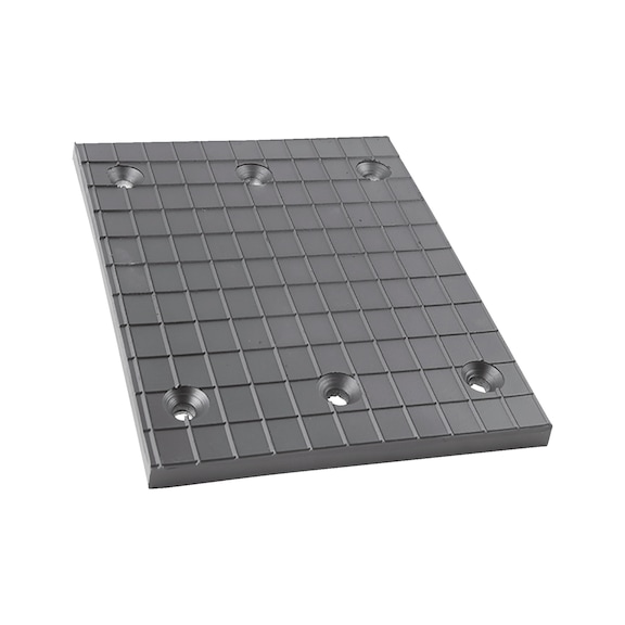 Patin en caoutchouc pour les plateformes &eacute;l&eacute;vatrices de v&eacute;hicules - RBRPLT-F.LFT-220X170X12MM