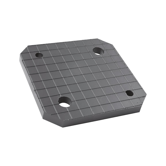 Patin en caoutchouc pour les plateformes &eacute;l&eacute;vatrices de v&eacute;hicules - FEUILLE CAOUTCHOUC 150X150X12