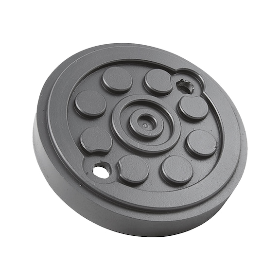 Gummiteller f&uuml;r KFZ-Hebeb&uuml;hnen - GUTE-F.HEBEB-RD-D120MM-H22MM