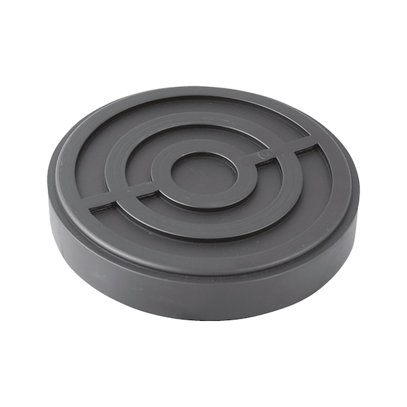 Gummiteller f&uuml;r KFZ-Hebeb&uuml;hnen - GUTE-F.HEBEB-RD-D127MM-H23MM