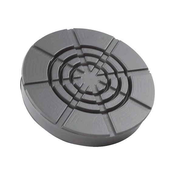 Patin en caoutchouc pour les plateformes &eacute;l&eacute;vatrices de v&eacute;hicules - TAMPON CAOUTCHOUC 110X20