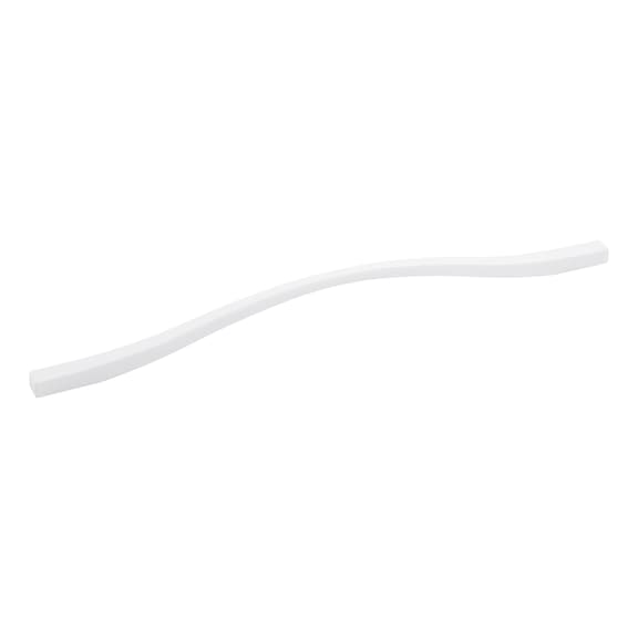 MG-ZD 12 designer furniture handle - HNDL-BOWHANDLE-MG-ZD12-WHITE-MATT-320MM