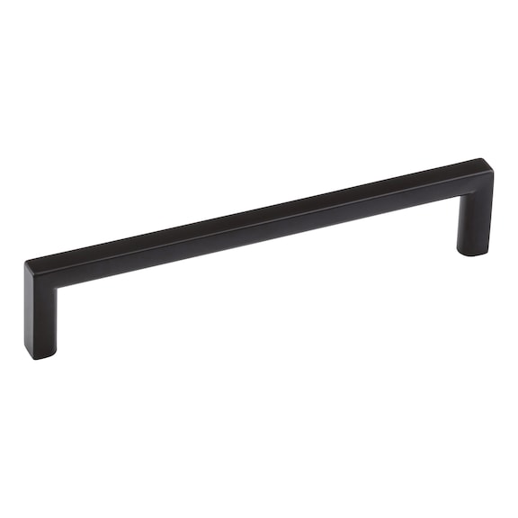 MG-ZD 21 designer furniture handle - HNDL-DESIGN-MG-ZD21-BLCK-MATT-128MM