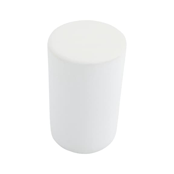 MK-ZD 10 furniture knob - KNOB-DESIGN-MK-ZD10-WHITE-MATT-15MM