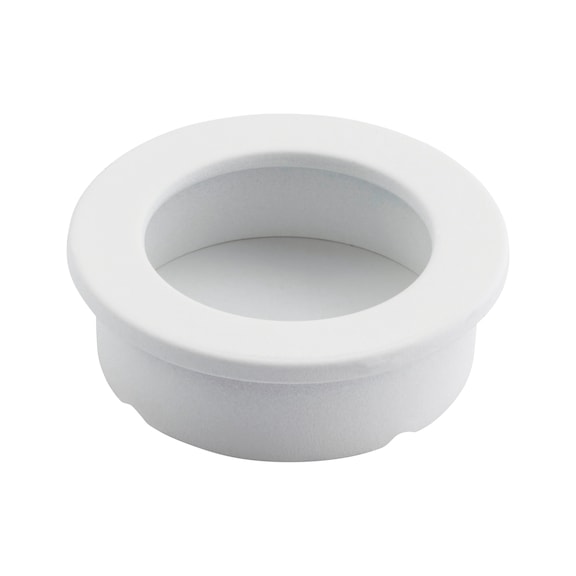 MUG-ZD 8 furniture shell design handle - HNDL-DESIGN-(MUG ZD8)-WHITE-MATT-40MM