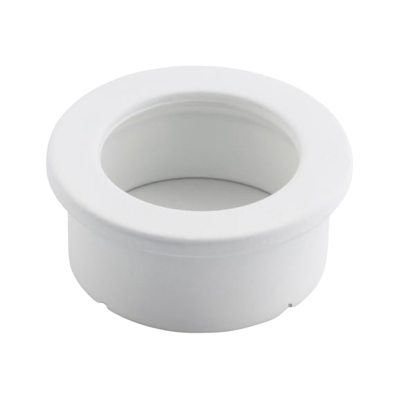 MUG-ZD 8 furniture shell design handle - HNDL-DESIGN-(MUG ZD8)-WHITE-MATT-30MM