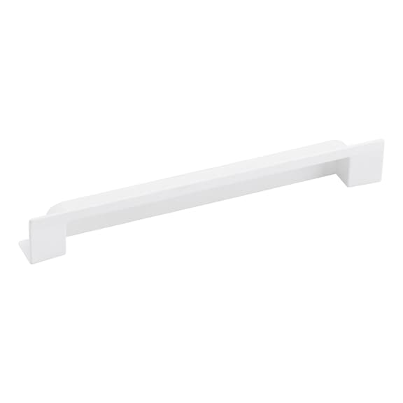 MUG-ZD 9 poign&eacute;e de meuble type coquille - HNDL-DESIGN-(MUG ZD9)-WHITE-MATT